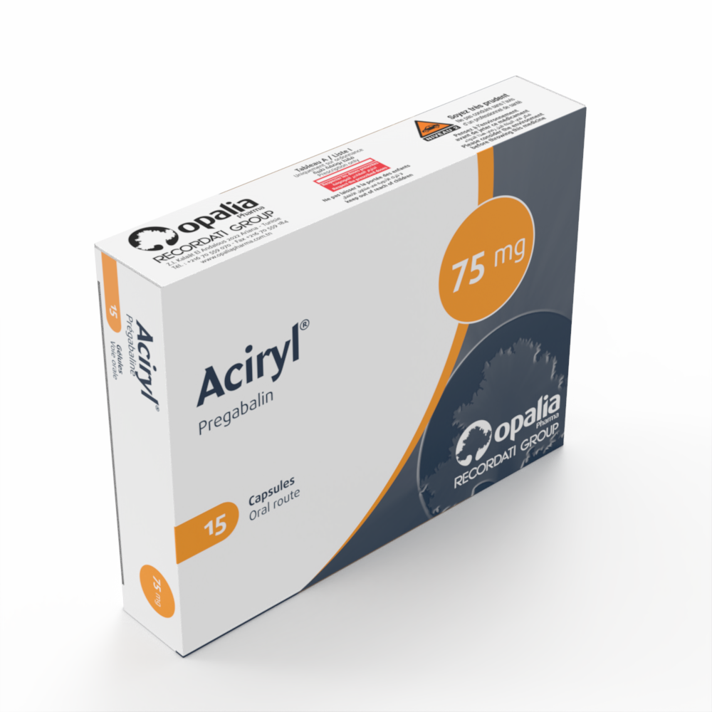 ACIRYL 75 mg Gélule Boîte de 15